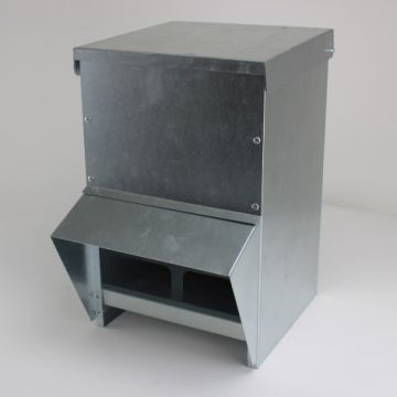 Metalen voerhopper 14 kg